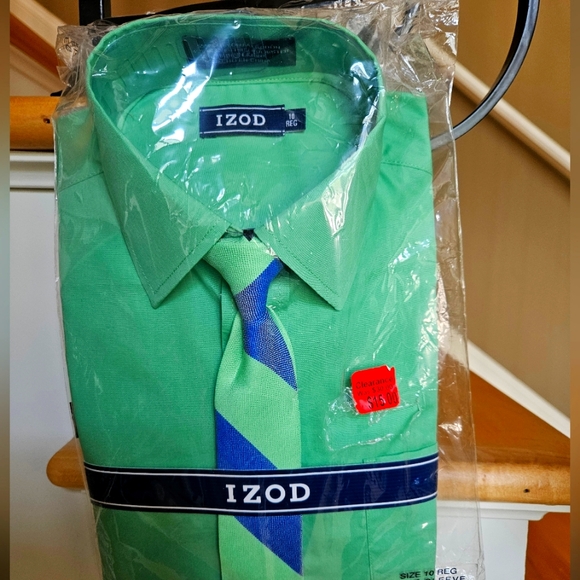 Izod Other - Boys Izod shirt and tie. Size 10 long sleeve NWT